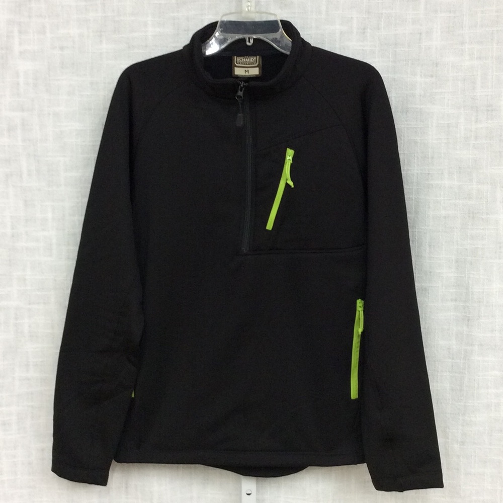 Men’s Schmidt Workwear Med Black Pullover Jacket